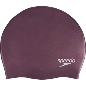 фото Шапочка для плавания speedo plain molded silicone cap, арт. 8-70984g877, силикон, фиолетовый