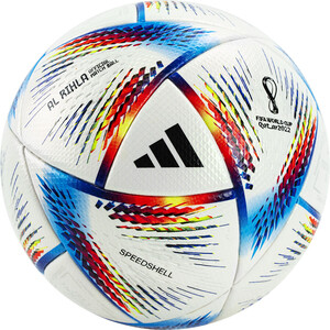 фото Мяч футбольный adidas wc22 rihla pro арт. h57783, р.5, fifa pro, 20 пан., мультиколор
