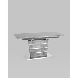 фото Стол обеденный раскладной stool group гамбург серый (двойной артикул) dt-f815b dual