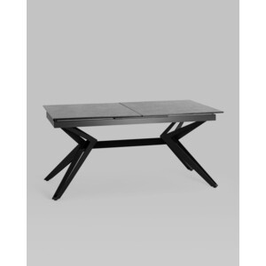 фото Стол обеденный раскладной stool group олимпия керамика темная (двойной артикул) df184t 160 dual