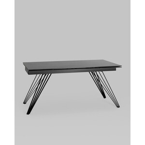 фото Стол обеденный раскладной stool group пандора керамика темная (двойной артикул) df162t 160 dual