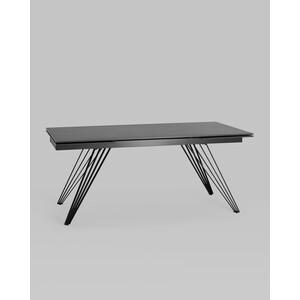фото Стол обеденный раскладной stool group пандора керамика темная (двойной артикул) df162t 180 dual