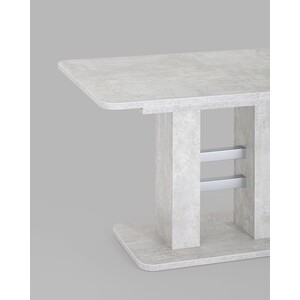 фото Стол раскладной stool group elephant бетон/алюминий 80.568.01 8005 dual