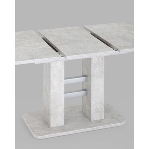 фото Стол раскладной stool group elephant бетон/алюминий 80.568.01 8005 dual
