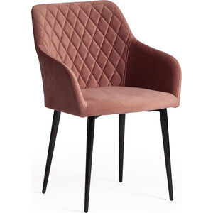 Кресло TetChair Bremo (mod. 708) ткань/металл коралловый barkhat 15 / черный кресло артмебель монреаль кресло микровельвет коралловый экокожа коричневый