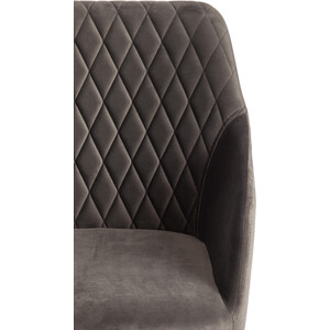 Кресло TetChair Bremo (mod. 708) ткань/металл серый barkhat 26 / черный