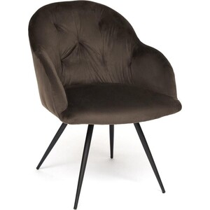 Кресло TetChair Livorno (mod.1602 ) металл/ткань серый вельвет кресло tetchair bergamo 22 ткань темно серый f68