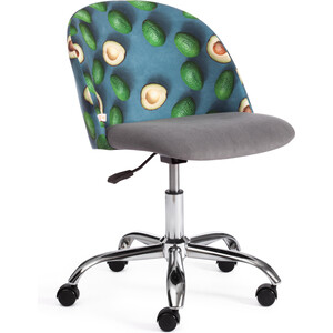Кресло TetChair Melody ткань/флок серый, Botanica 11 avocado / 29 офисное кресло tetchair leader ткань серый 207