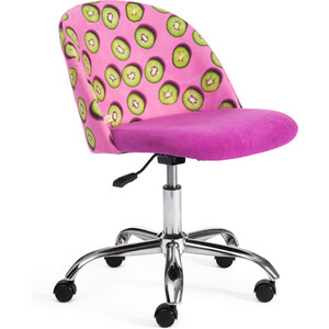 Кресло TetChair Melody ткань/флок, фиолетовый Botanica 06 kiwi / 138 офисное кресло tetchair leader ткань бордо 2604
