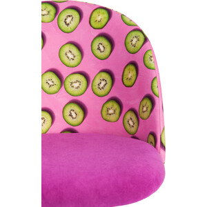 Кресло TetChair Melody ткань/флок, фиолетовый Botanica 06 kiwi / 138