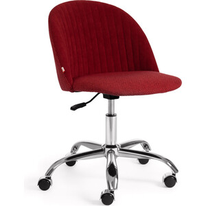 Кресло TetChair Melody флок/ткань, бордо/красный 10 / MJ190-11 офисное кресло tetchair leader ткань бордо 2604