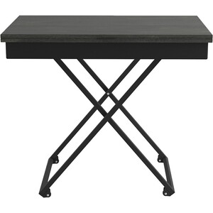 Стол универсальный трансформируемый Мебелик Андрэ Loft (ЛДСП) Интра придиванный столик bradex loft 35х35 бетон чикаго с черными ножками rf 0230
