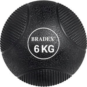 Медбол Bradex SF 0775, резиновый, 6кг