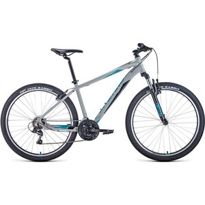 Велосипед Forward APACHE 27.5 1.0 (2021) 19 серый/бирюзовый