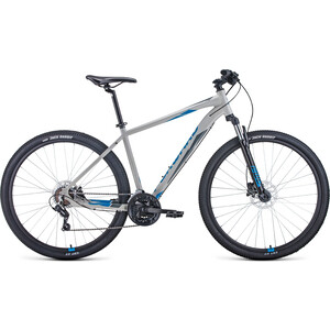 Велосипед Forward APACHE 29 3.0 disc (2021) 19 серый/синий