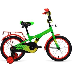 фото Велосипед forward crocky 16 (2021) зеленый/желтый