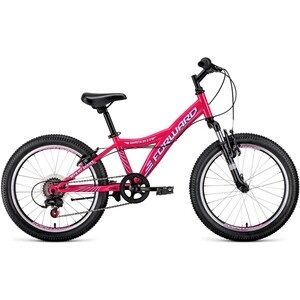 фото Велосипед forward dakota 20 2.0 (2021) 10.5 розовый/белый