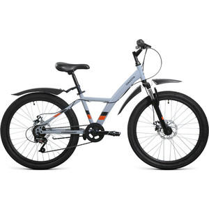 фото Велосипед forward dakota 24 2.0 d (2022) 13 серый/оранжевый