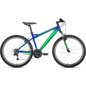 Велосипед Forward FLASH 26 1.0 (2021) 17 синий/ярко-зеленый