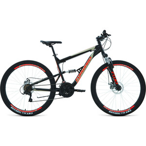 Велосипед Forward RAPTOR 27.5 2.0 D (2022) 16 черный/красный