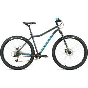 Велосипед Forward SPORTING 29 X D (2022) 19 темно-серый/зеленый