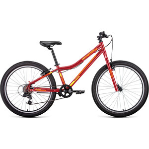 Велосипед Forward TITAN 24 1.0 (2022) 12 красный/желтый TITAN 24 1.0 (2022) 12 красный/желтый - фото 1