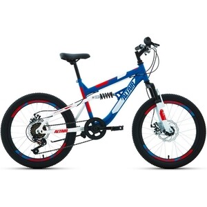 фото Велосипед altair mtb fs 20 disc (2021) 14 синий/красный