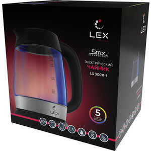 Чайник электрический Lex LX 30011-1 - фото 4
