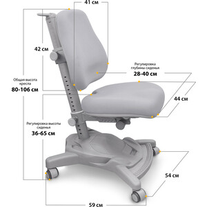 фото Комплект mealux winnipeg multicolor g (bd 630 wg + y 418 g) (стол + кресло) столешница белая, накладки серые
