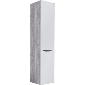 Пенал Grossman Талис 35х150 бетон пайн/белый глянец (303508) шкаф ника колибри лофт с дверками дуб сонома ателье светлое акрил белый