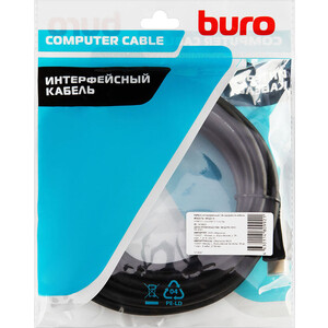 Кабель HDMI Buro HDMI (m)/HDMI (m) 5м. черный (BHP-HDMI-2.1-5)