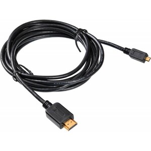 фото Кабель hdmi buro hdmi 1.4 hdmi (m)/micro hdmi (m) 3м. черный (microhdmi-3m)