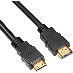 Кабель HDMI Buro mini-HDMI (m)/HDMI (m) 5м. черный (BHP-MINHDMI-5) buro hdmi 3 bhp 3m