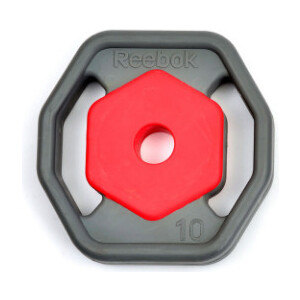 фото Диск для аэробической штанги reebok rswt-10090-10, 10 кг