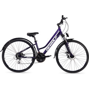 Велосипед DEWOLF ASPHALT 20 W chameleon purple/white/grey 14