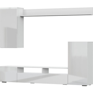 Гостиная SV - мебель МГС 4 белый (101573) гостиная sv мебель мгс 9 белый цемент светлый 101683