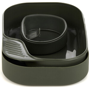 Портативный набор посуды WILDO CAMP-A-BOX BASIC OLIVE GREEN