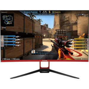 фото Монитор digma gaming dm-mong2710 черный/красный led 16:9 hdmi m/m матовая 300cd 178гр/178гр 1920x1080 displayport fhd 5.2кг