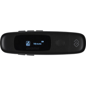 MP3 плеер Digma U4 8Gb черный портативный mp3 плеер 1 8 дюймовый tft экран встроенный микрофон литиевая батарея поддержка tf карты с fm радио запись голоса