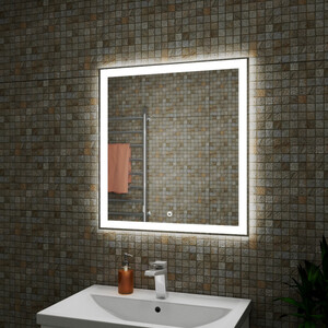 фото Зеркало greenstone alicia led 65x70 сенсорный выключатель (66501)