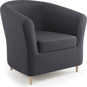 Кресло Шарм-Дизайн Евро Лайт серая рогожка кресло шарм дизайн евро лайт рогожка латте