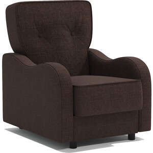 Кресло для отдыха Шарм-Дизайн Классика В шоколадная рогожка кресло для отдыха френсис тк 259