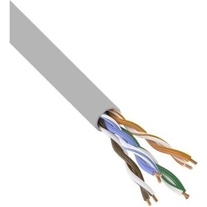 фото Кабель сетевой (витая пара) buro utp 4 пары cat6 solid 0.52мм cu 305м серый