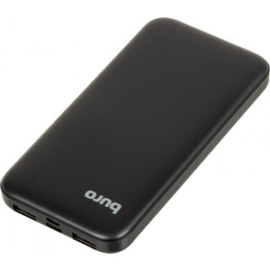 фото Внешний аккумулятор buro bp10e 10000mah 2.1a 2xusb черный (bp10e10pbk)