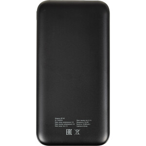 фото Внешний аккумулятор buro bp10e 10000mah 2.1a 2xusb черный (bp10e10pbk)