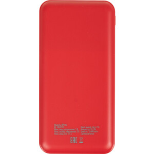 фото Внешний аккумулятор buro bp10g 10000mah 2.1a 1xusb красный (bp10g10prd)