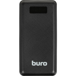 фото Внешний аккумулятор buro bpf30d 30000mah 3a qc pd 22.5w 2xusb черный (bpf30d22pbk)