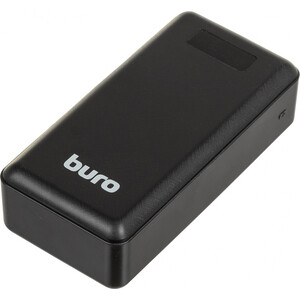 фото Внешний аккумулятор buro bpf30d 30000mah 3a qc pd 22.5w 2xusb черный (bpf30d22pbk)