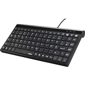 Клавиатура HAMA SL720 Slim черный USB slim для ноутбука