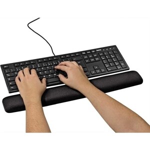 фото Коврик для мыши hama ergonomic черный 493x70x22 мм